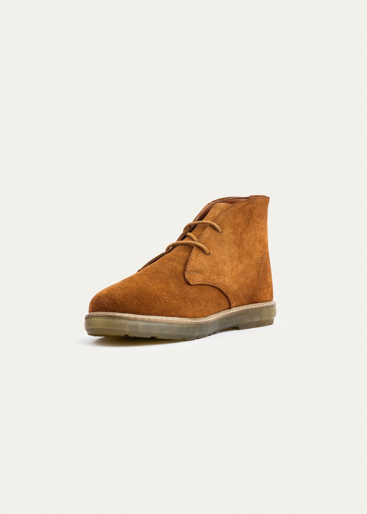 Suede Desert Boot — Light Brown
