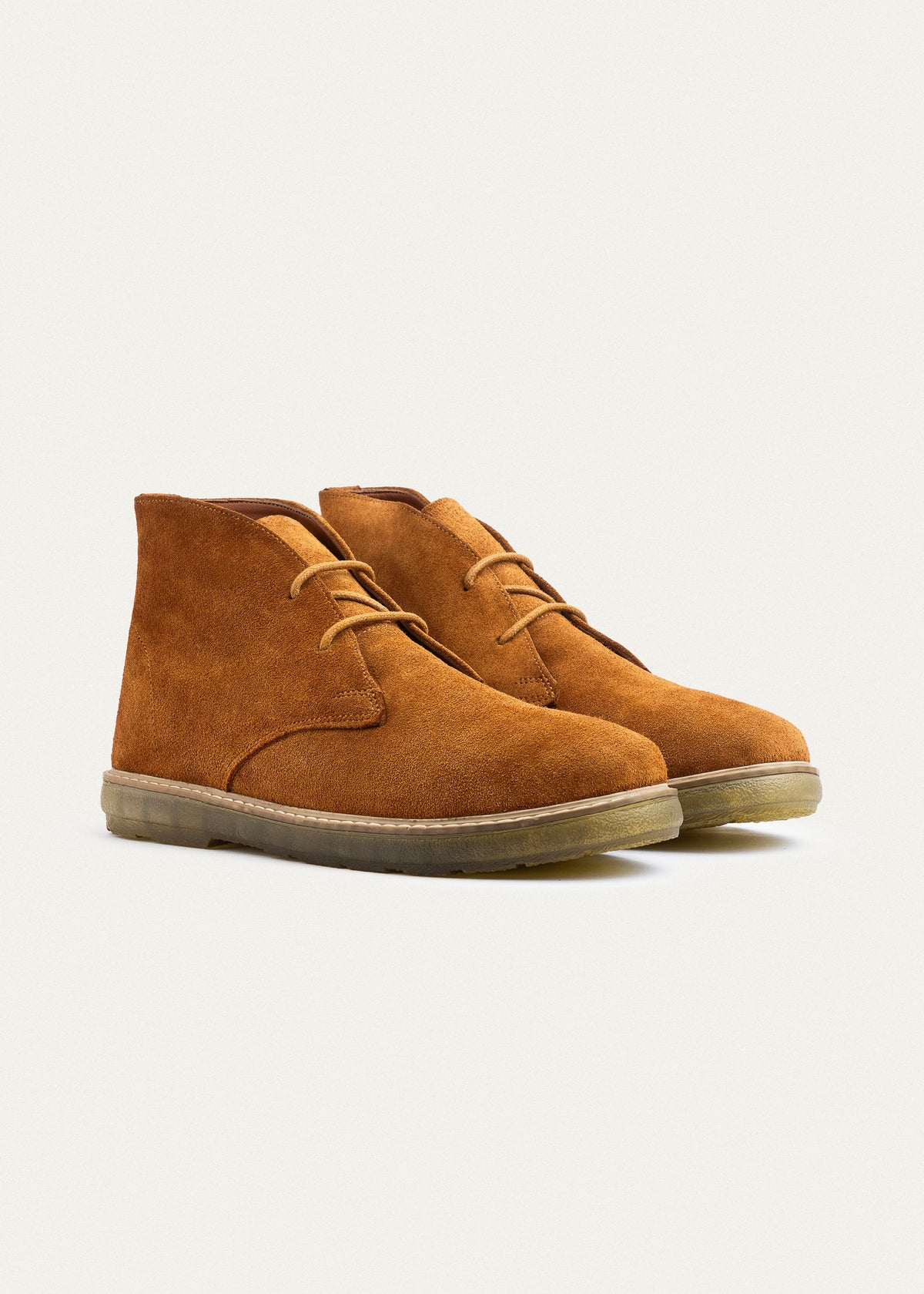 Suede Desert Boot — Light Brown