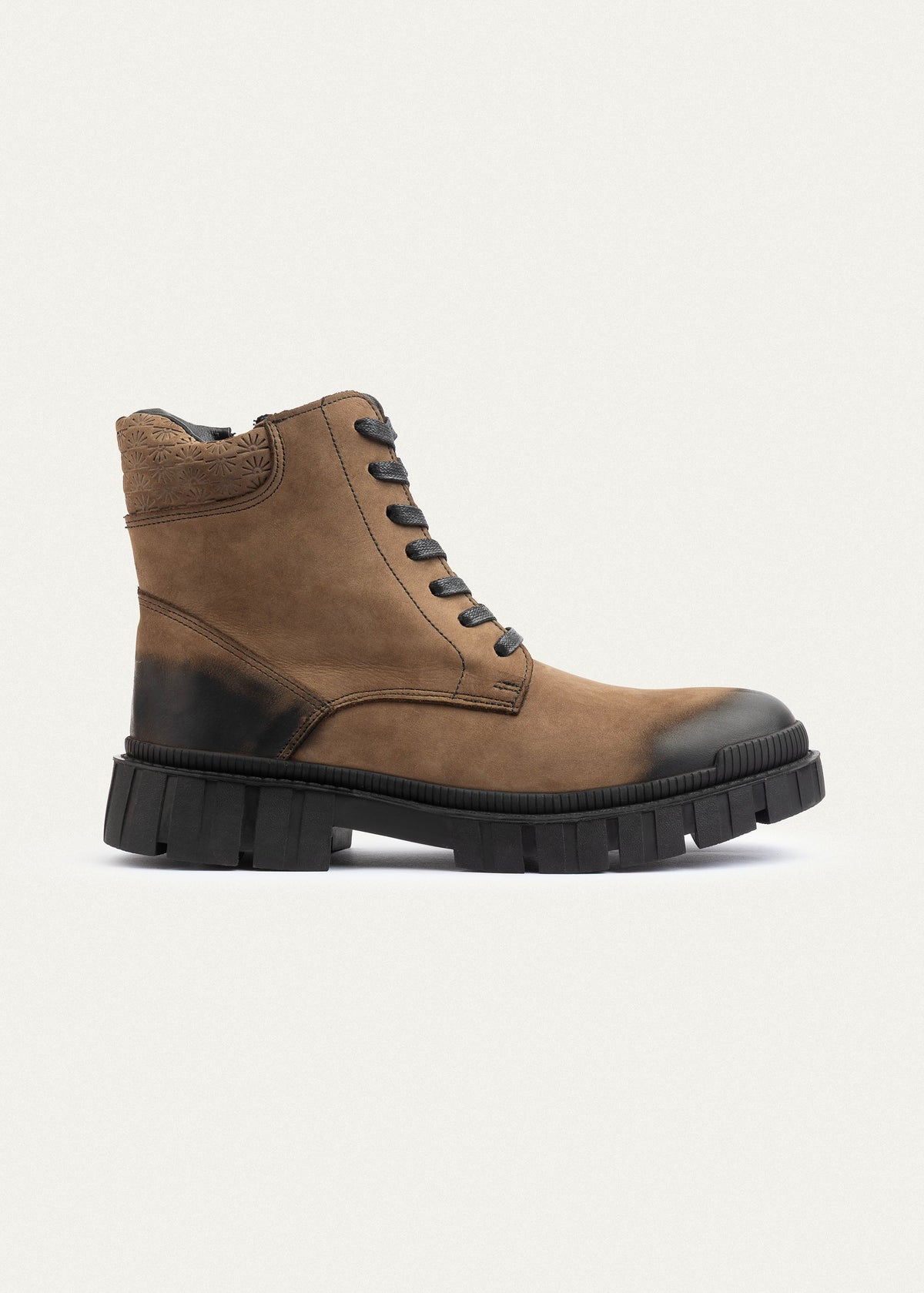 Leather Trail Boot — Sandy Brown