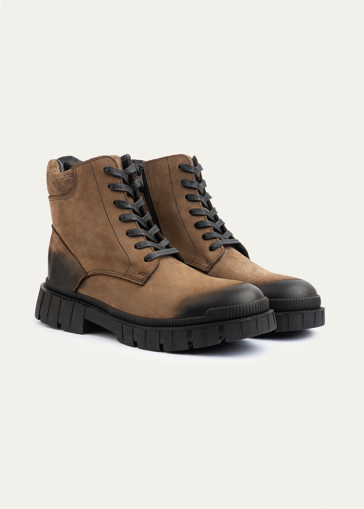 Leather Trail Boot — Sandy Brown