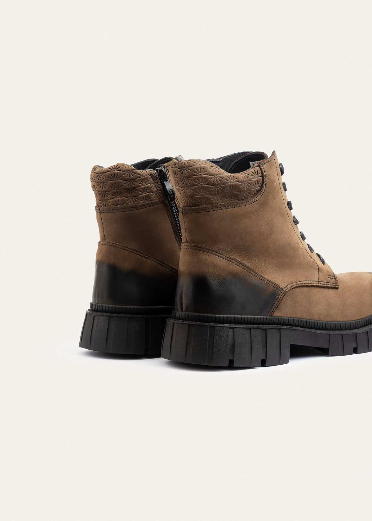 Leather Trail Boot — Sandy Brown