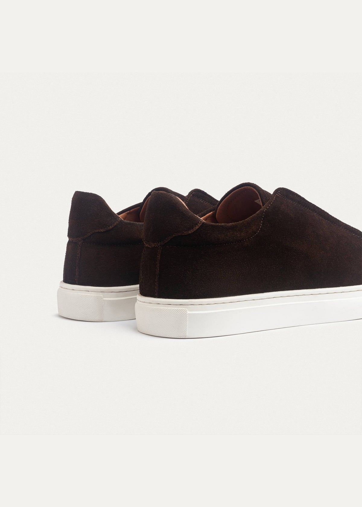 Suede Slip-On Sneaker — Brown