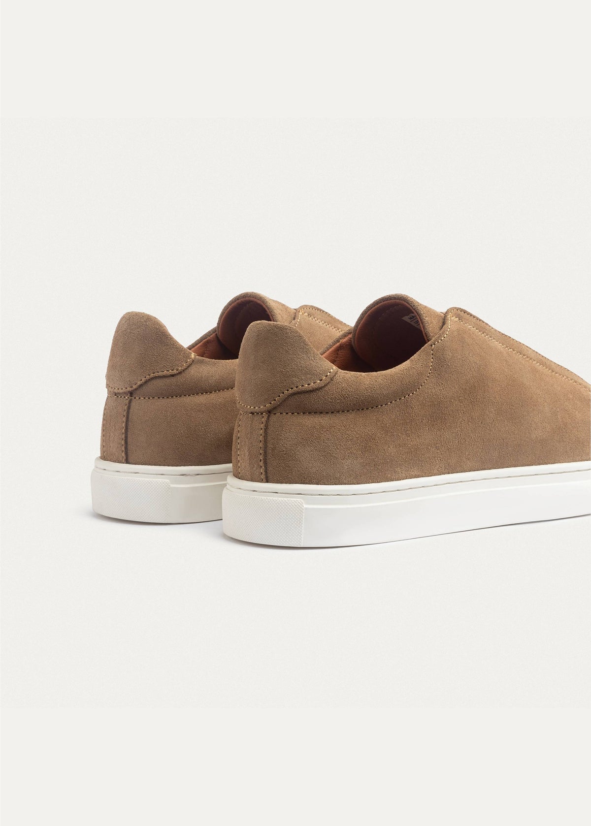 Suede Slip-On Sneaker — Cafe