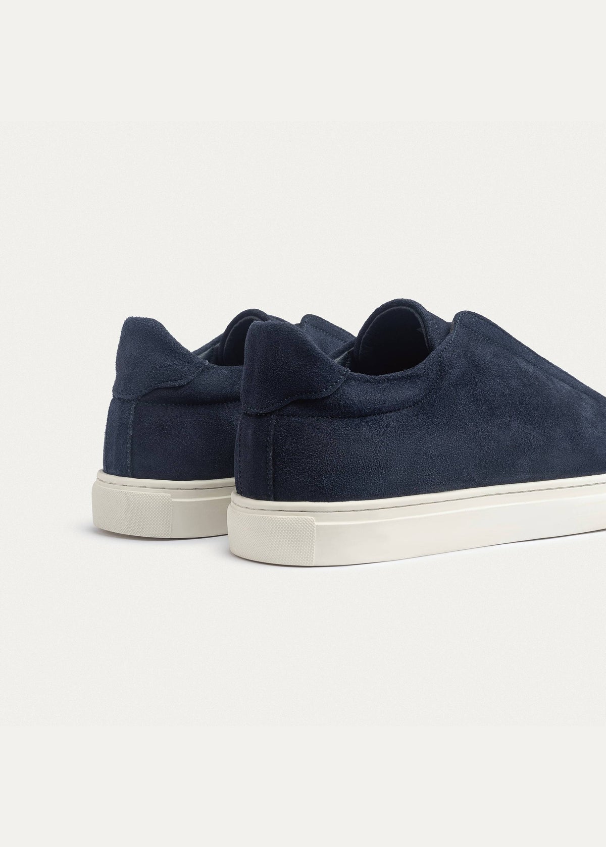 Suede Slip-On Sneaker — Dark Blue