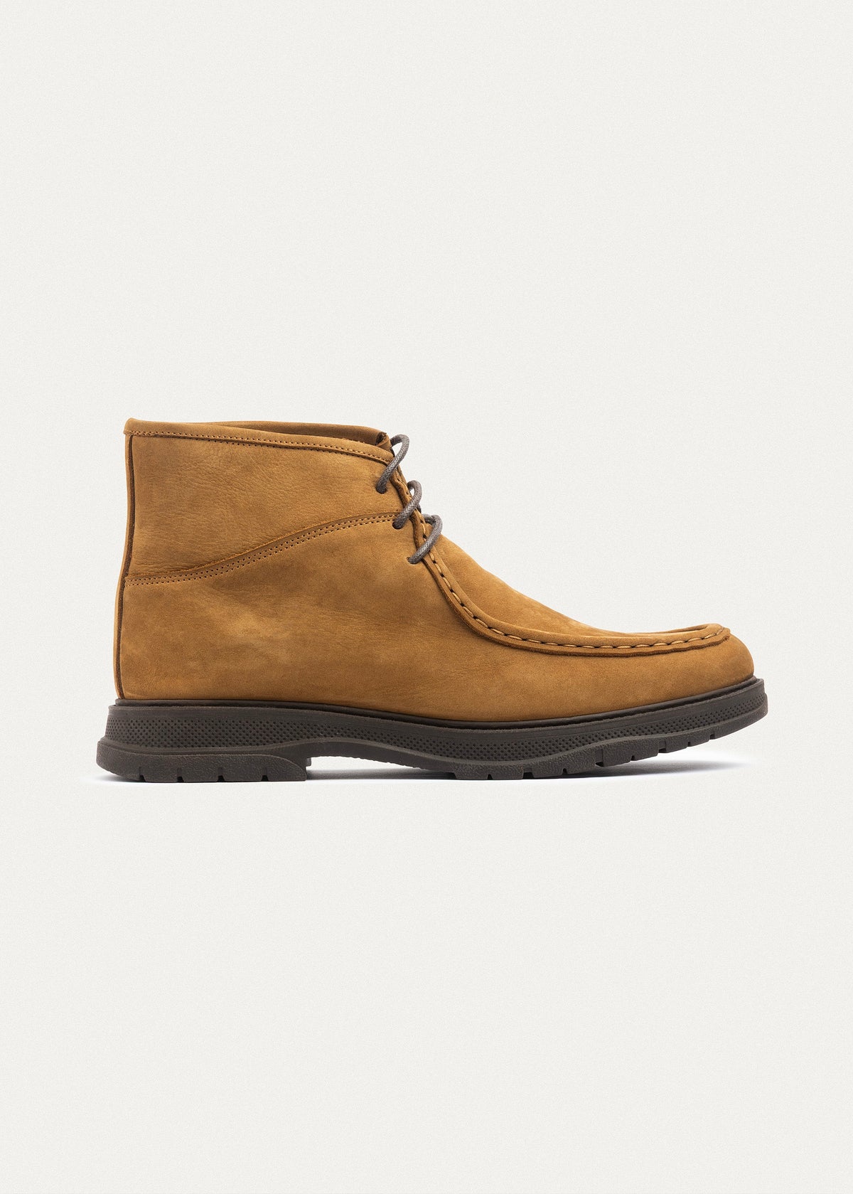 Utility Leather Chukka Boot — Sandy Brown