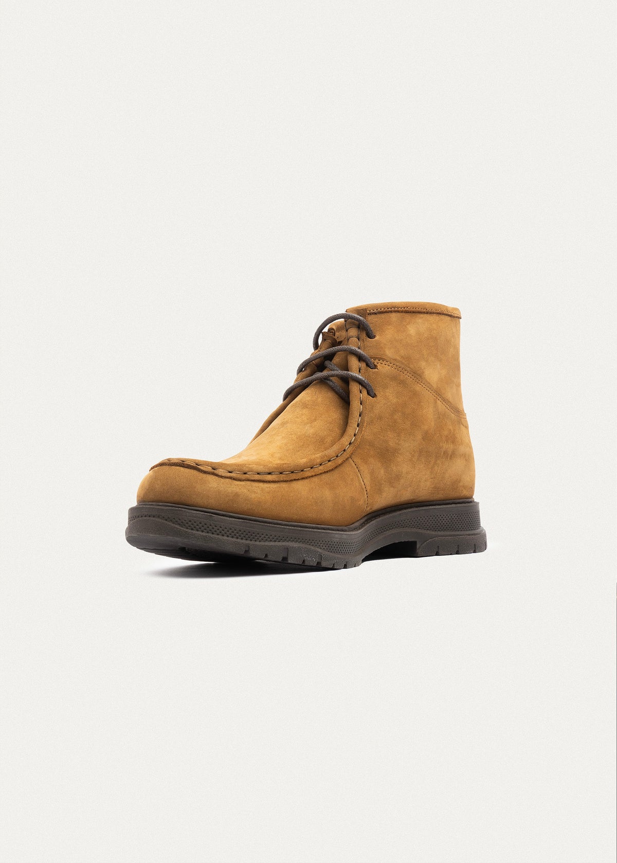 Utility Leather Chukka Boot — Sandy Brown