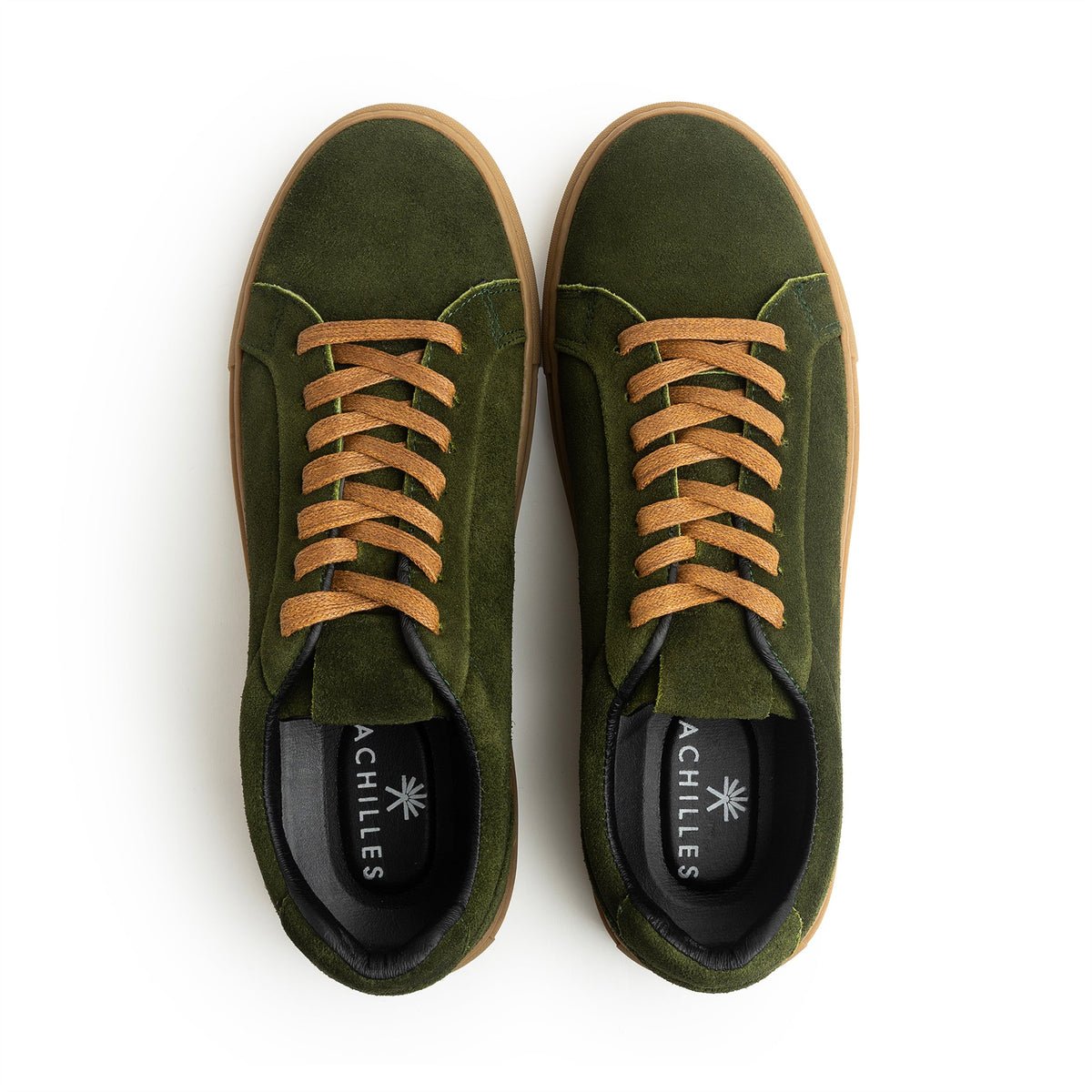 Olive — Suede calf leather