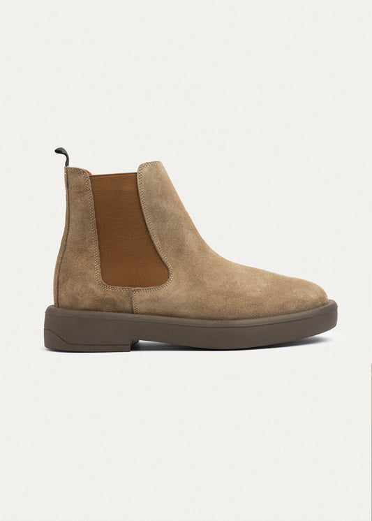 Luxe Leather Chelsea Boot — Cafe