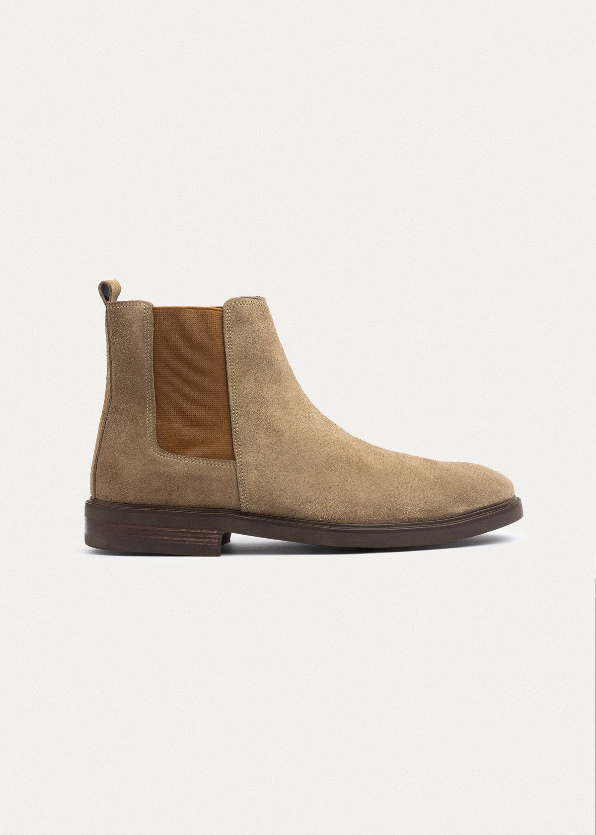 Premium Suede Chelsea Boot — Cafe