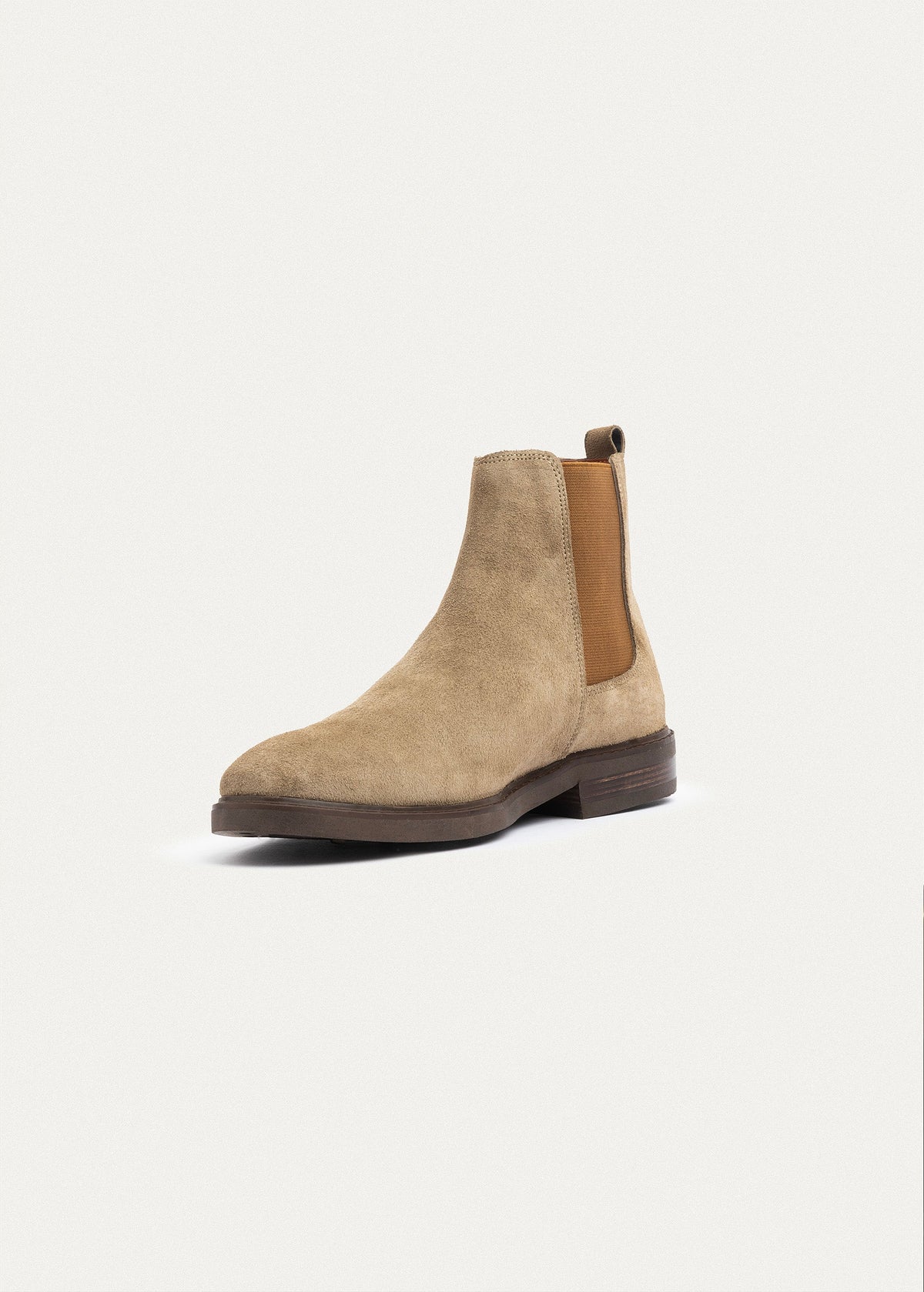 Premium Suede Chelsea Boot — Cafe