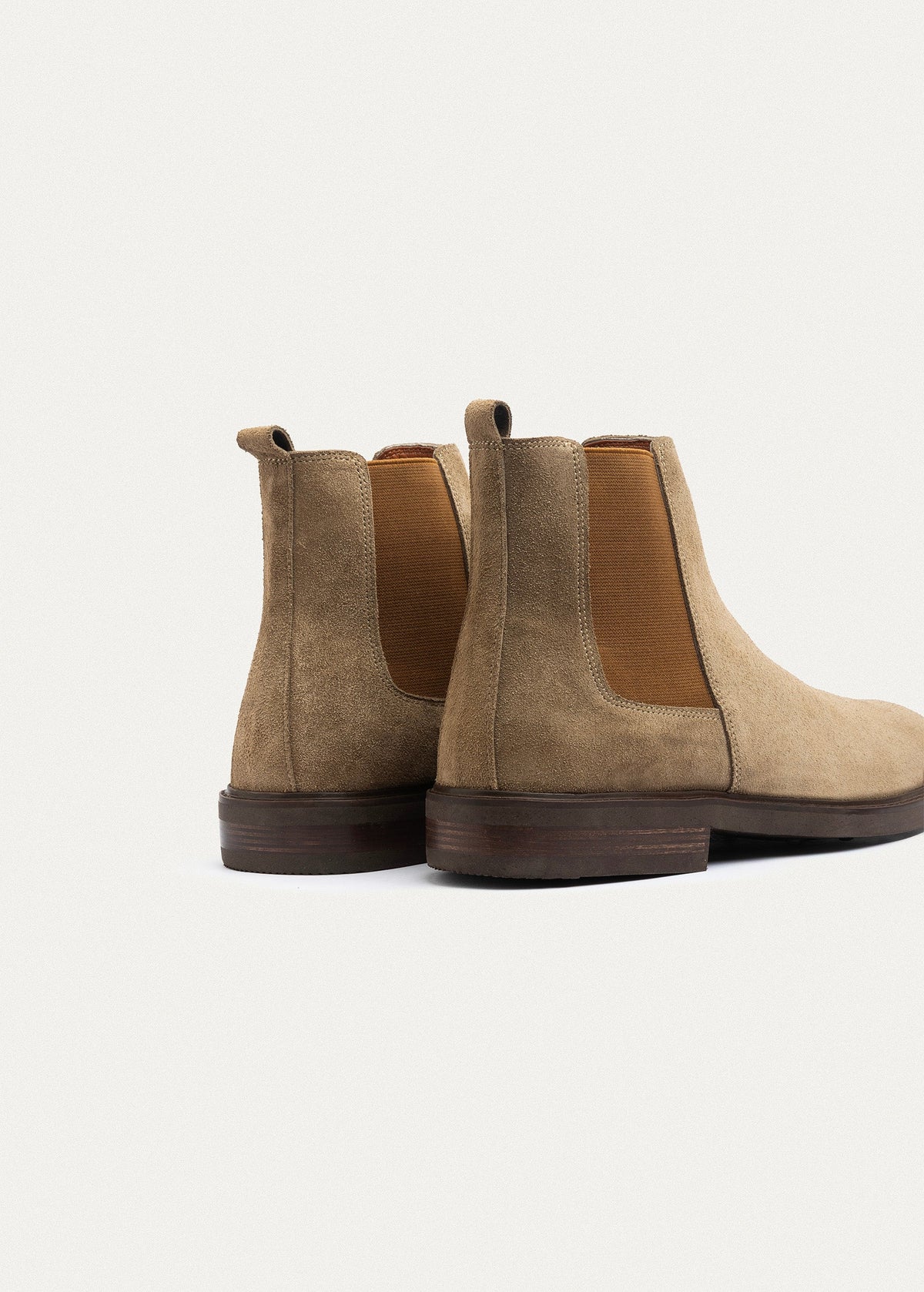 Premium Suede Chelsea Boot — Cafe
