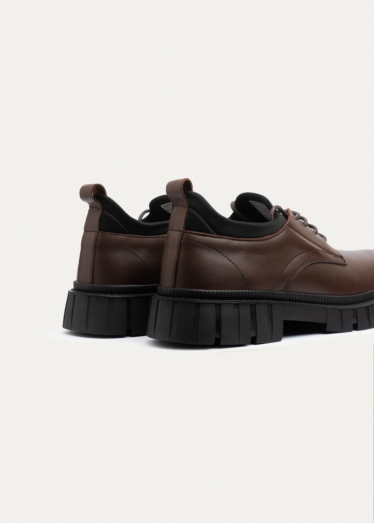 Urban Chunk Lace Shoes — Brown