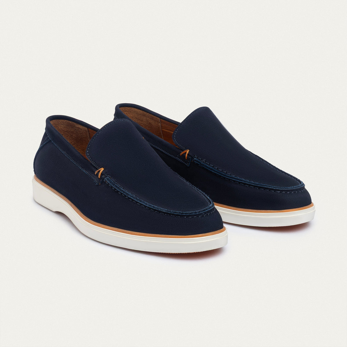 Smart Leather Loafer — Dark Blue