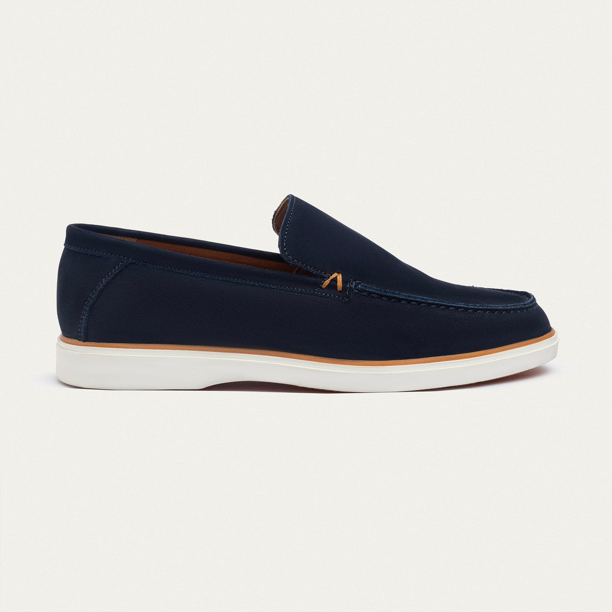 Smart Leather Loafer — Dark Blue