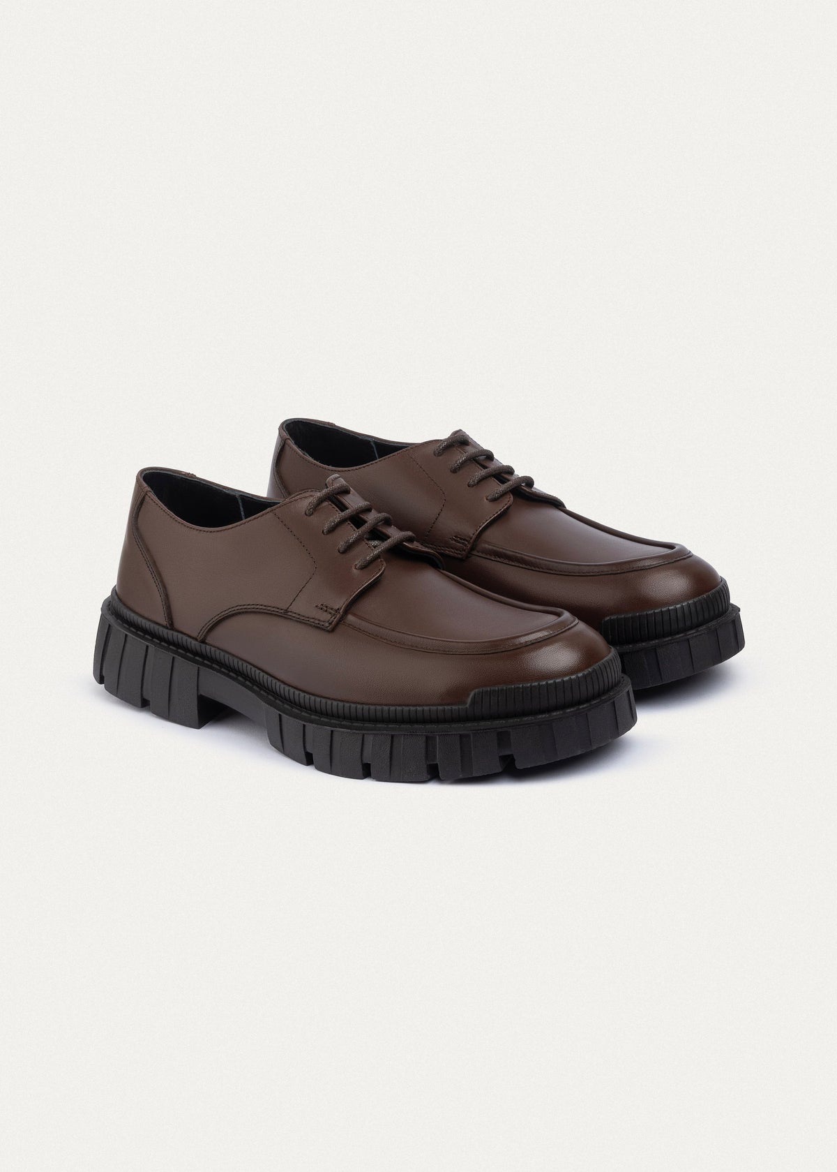 Urban Derby Shoes — Brown