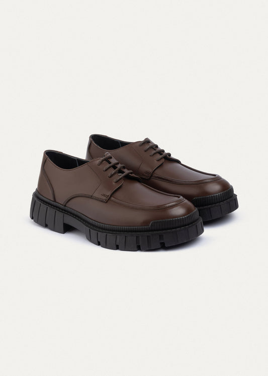 Urban Derby Shoes — Brown