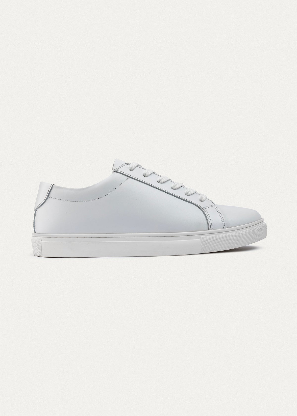 Leather Comfort Sneaker — White