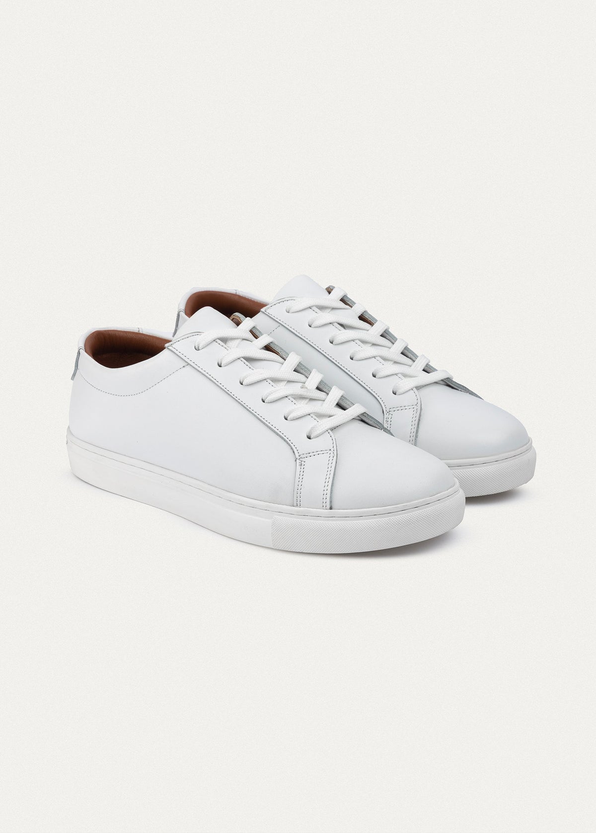 Leather Comfort Sneaker — White