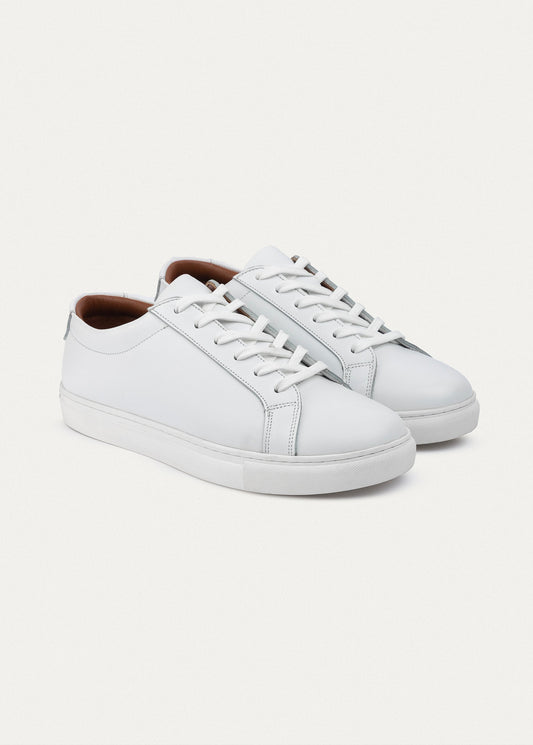 Leather Comfort Sneaker — White