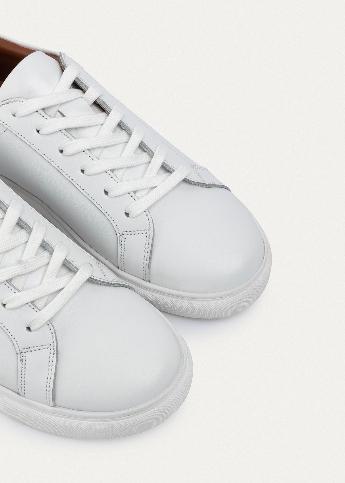 Leather Comfort Sneaker — White