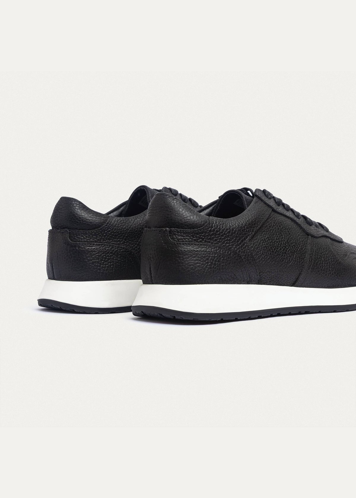 Textured Light Comfort Sneaker — Black