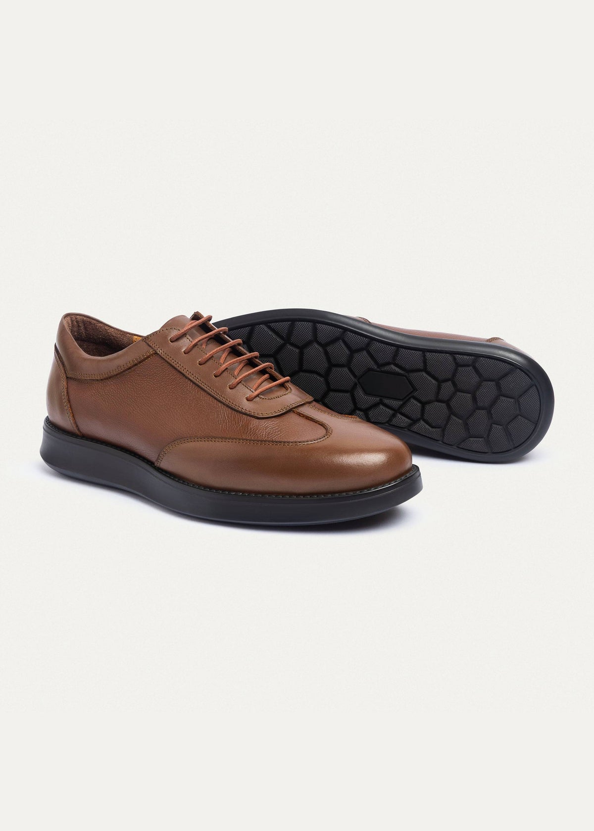 Classic Leather Derby — Tan Brown
