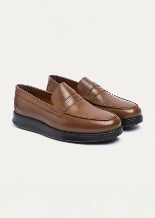 Penny Loafer — Tan Brown