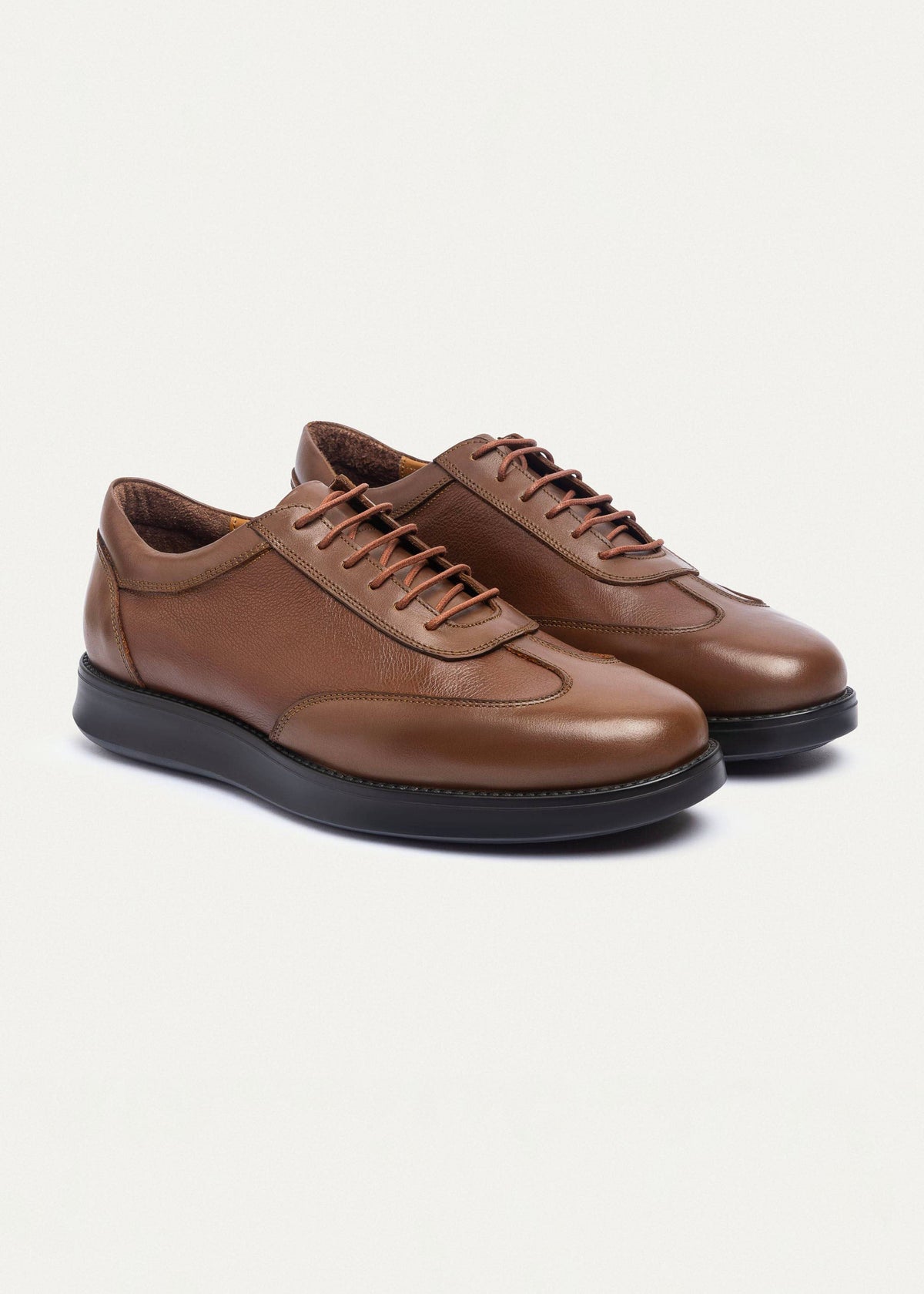 Classic Leather Derby — Tan Brown
