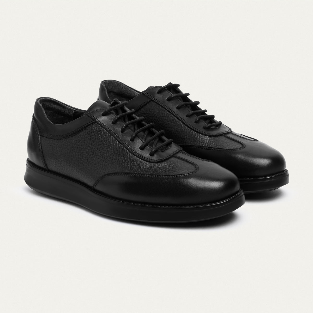 Classic Leather Derby — Black