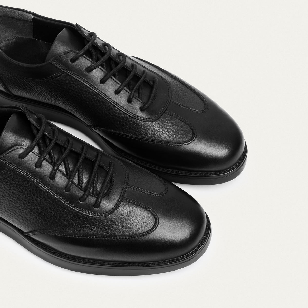 Classic Leather Derby — Black