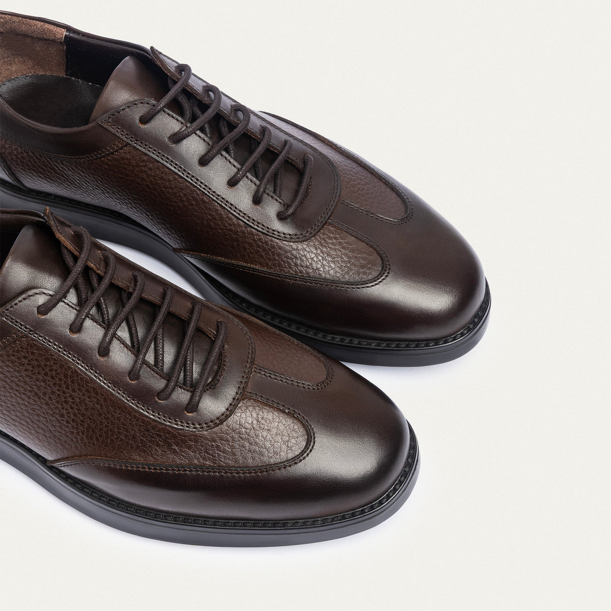 Classic Leather Derby — Brown
