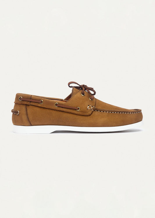 Leather Boat Shoe — Cafe