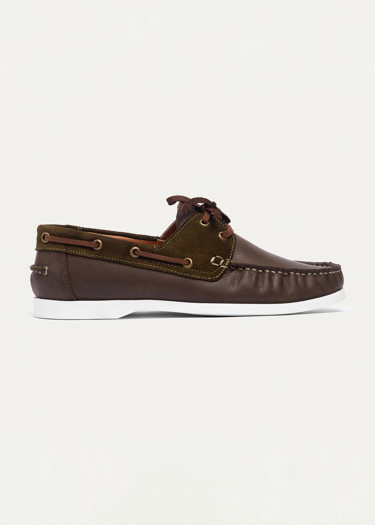 Leather Boat Shoe II — Brown