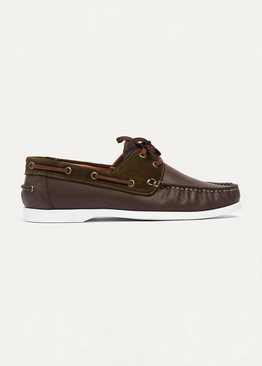 Leather Boat Shoe II — Brown