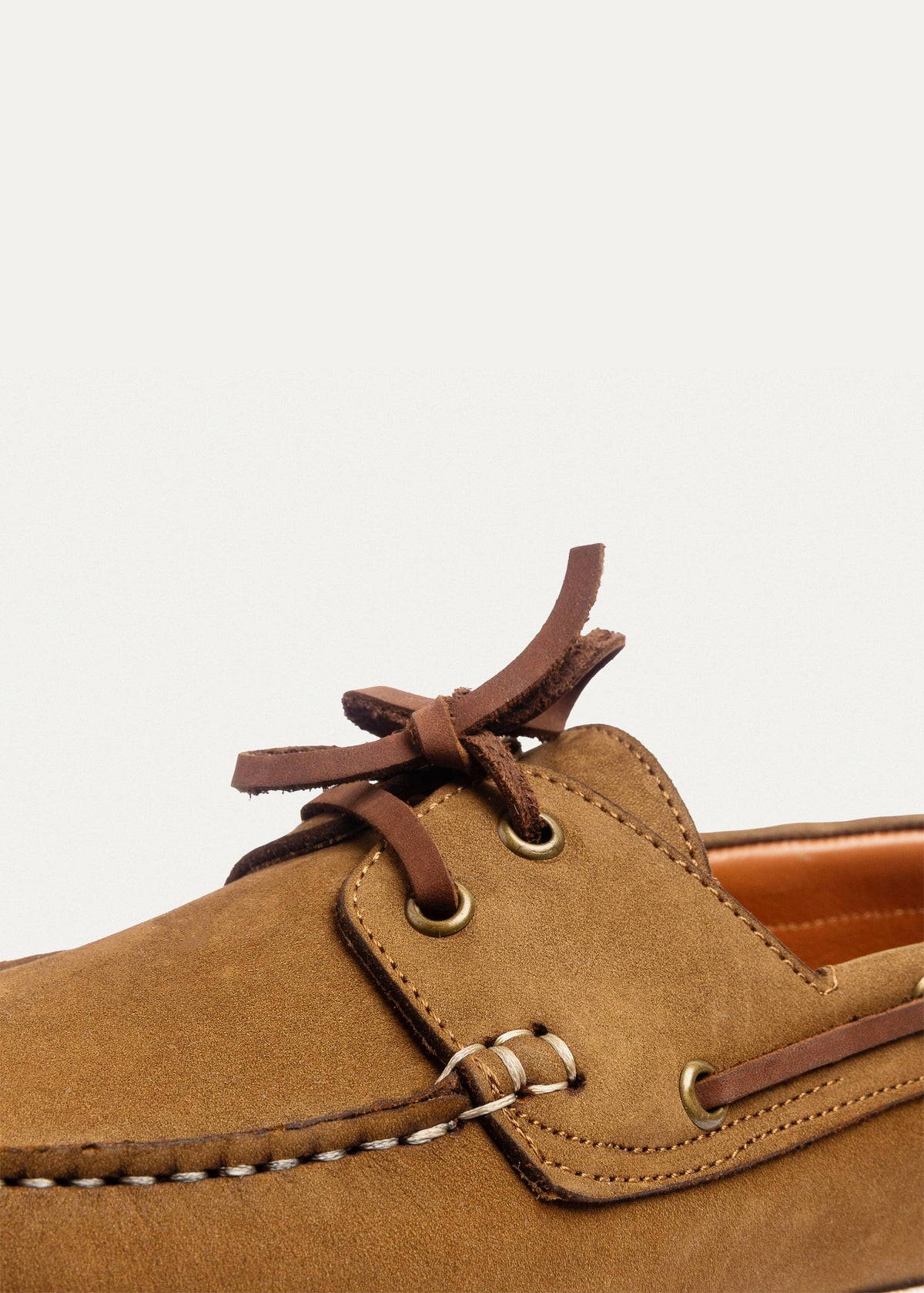 Leather Boat Shoe — Cafe