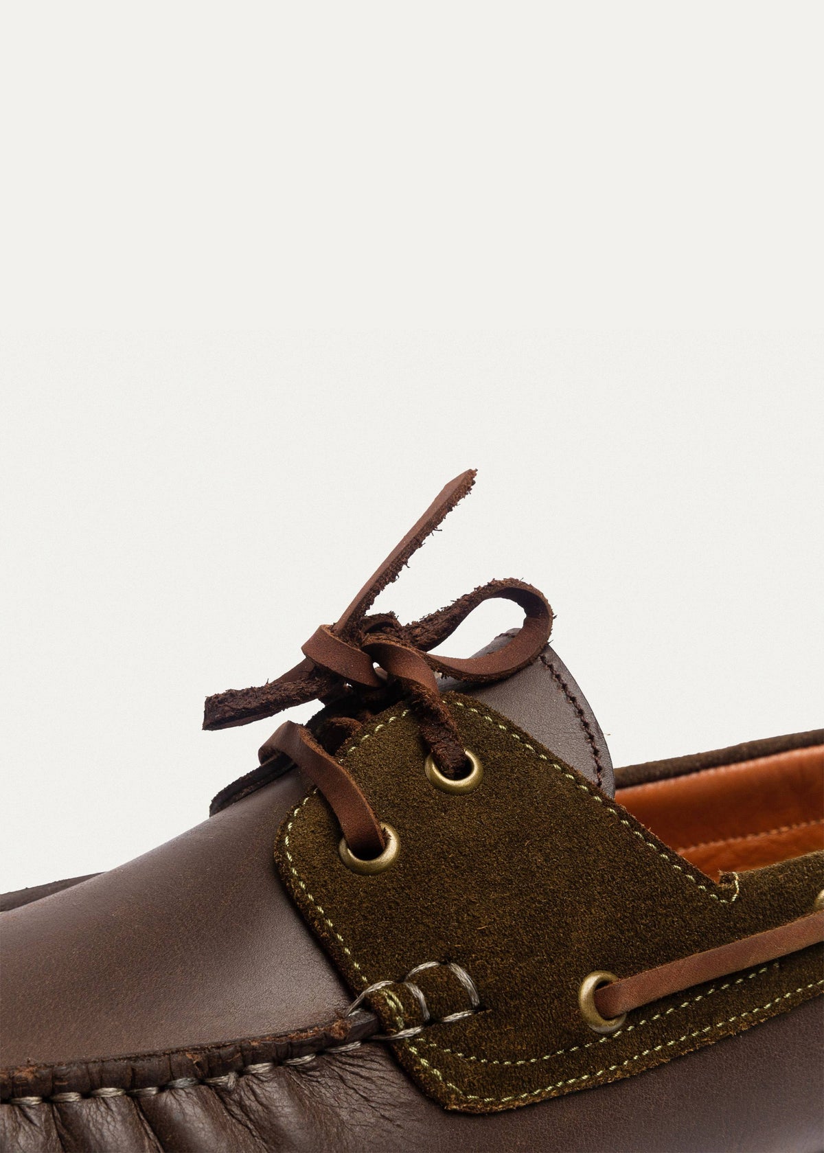 Leather Boat Shoe II — Brown