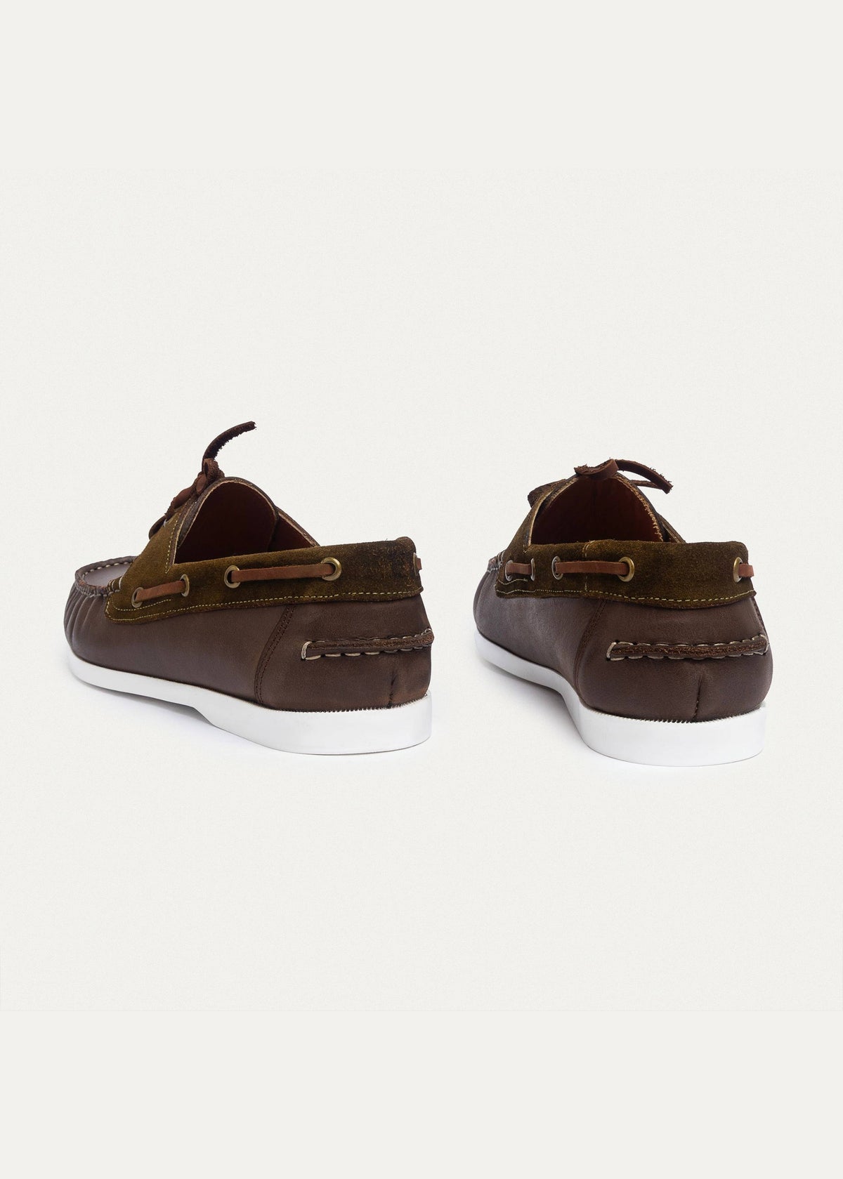 Leather Boat Shoe II — Brown