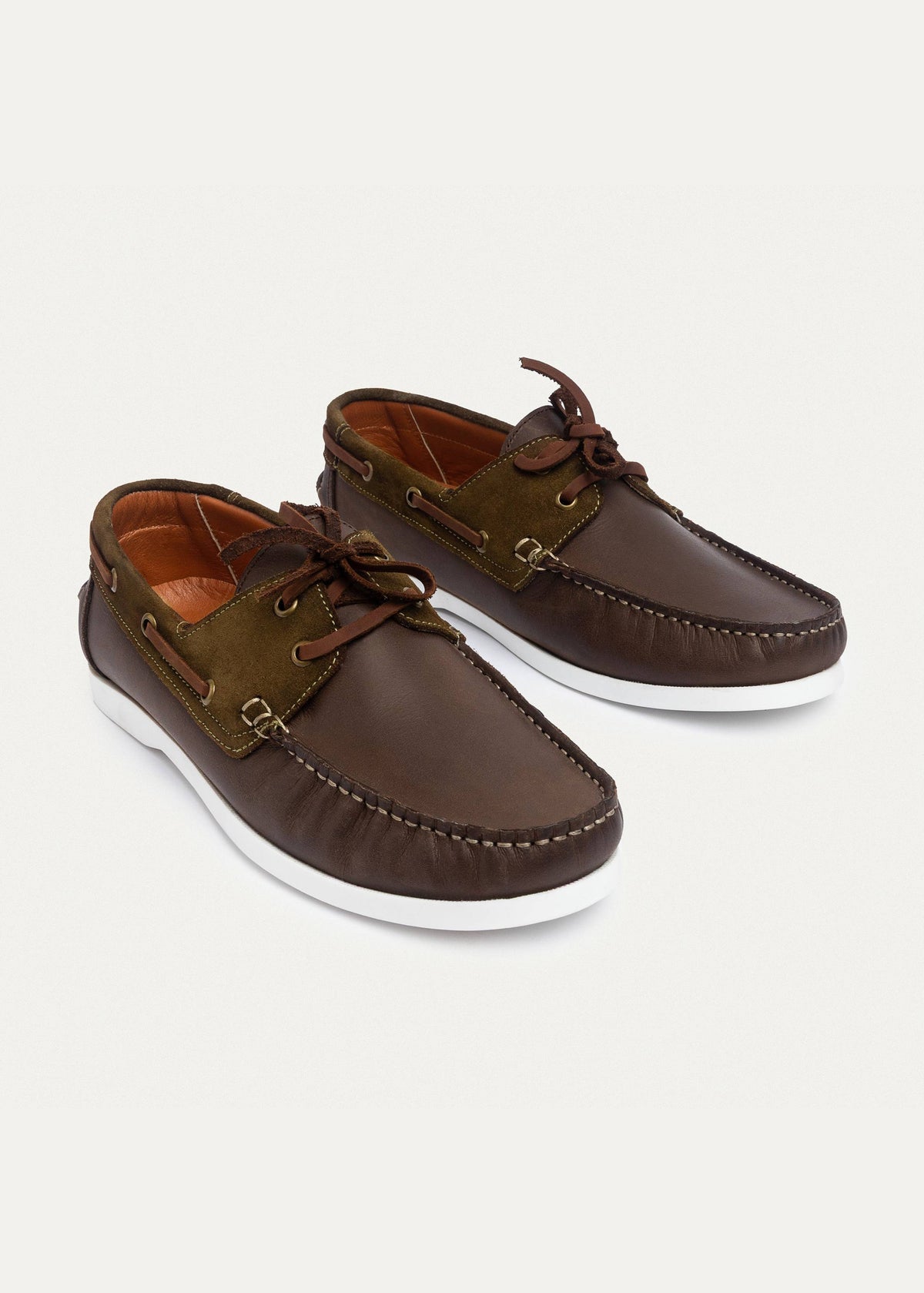 Leather Boat Shoe II — Brown