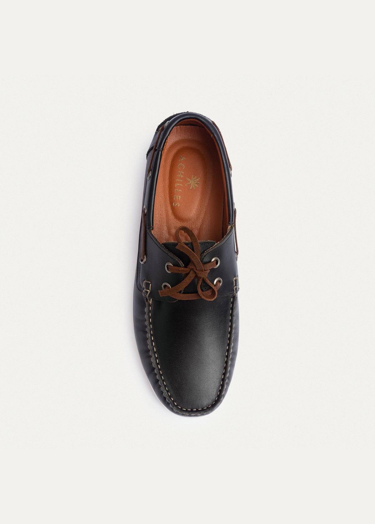 Leather Boat Shoe II — Black