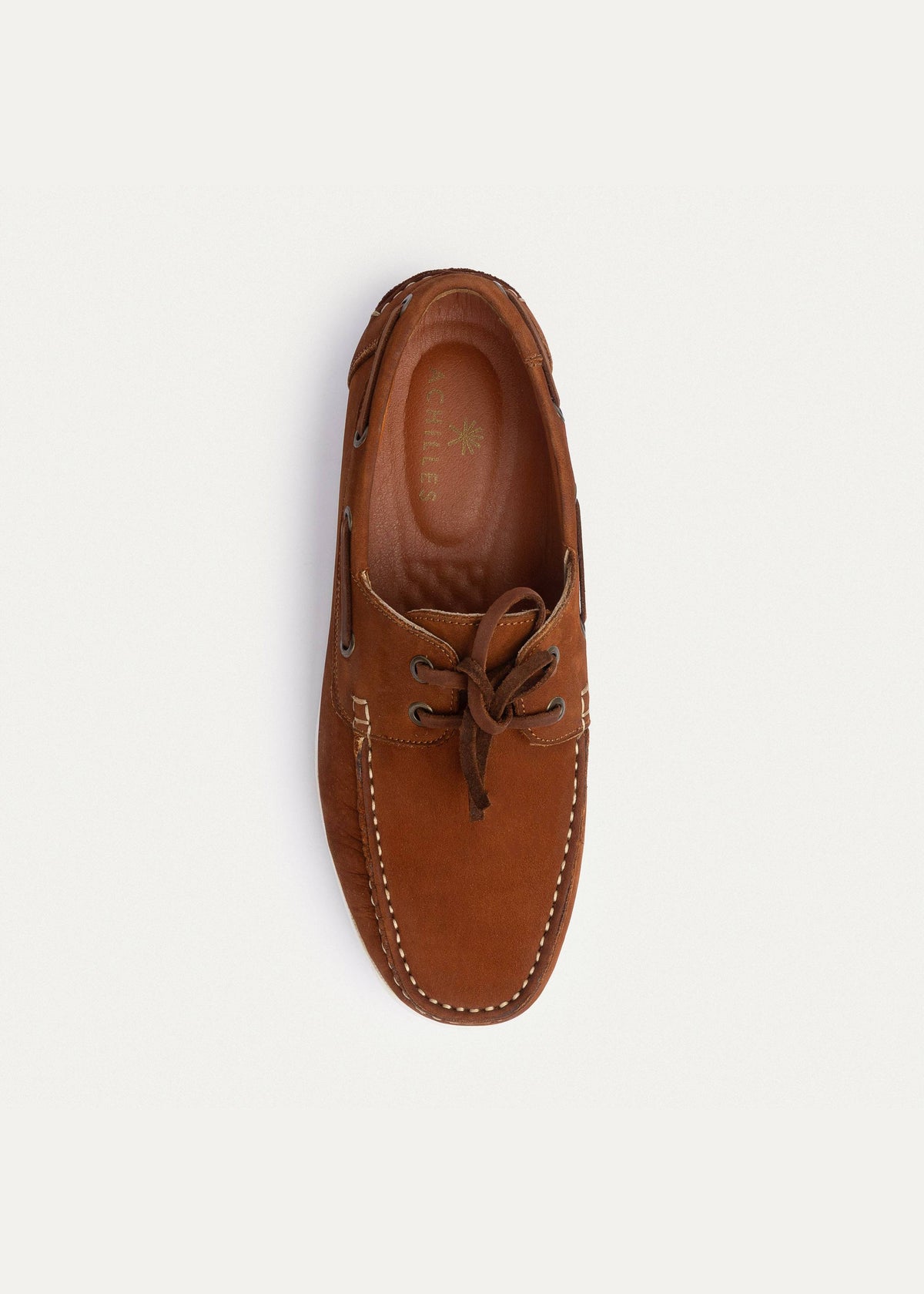 Leather Boat Shoe — Cinnamon