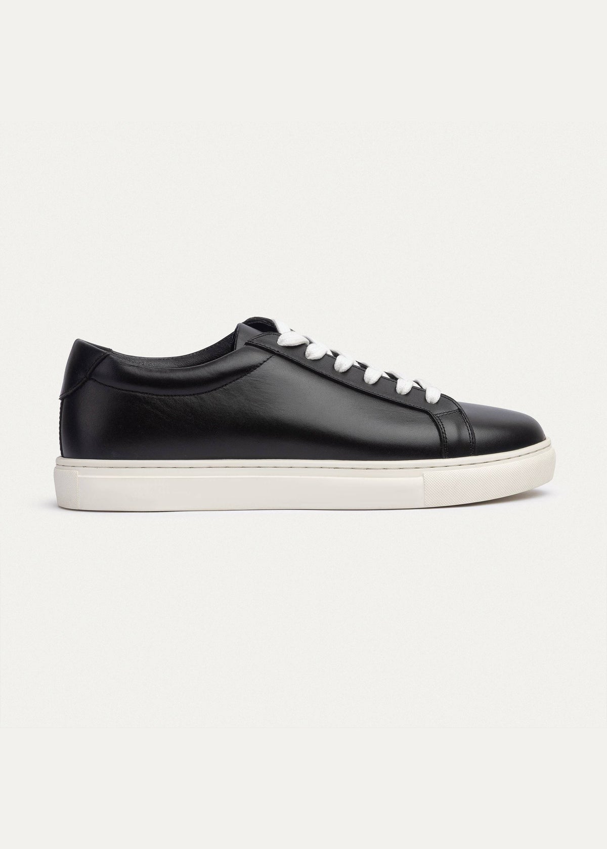 Leather Comfort Sneaker — Black