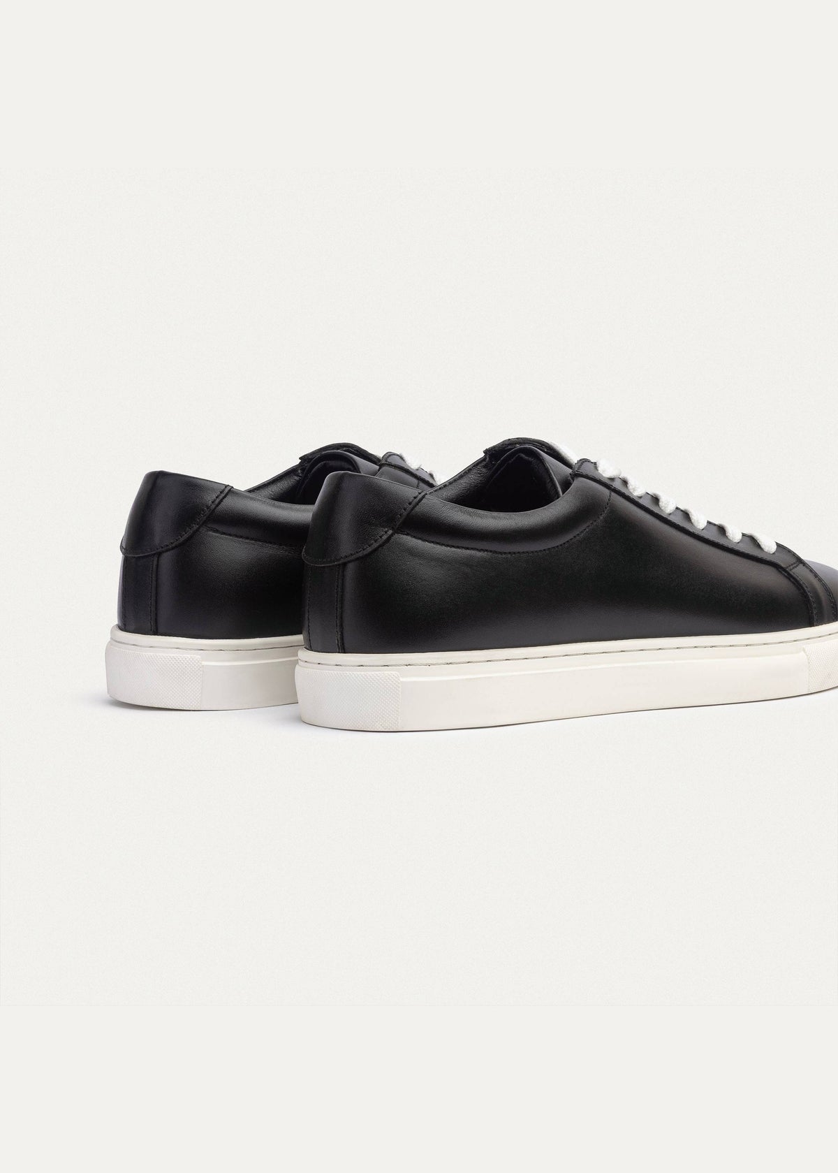 Leather Comfort Sneaker — Black