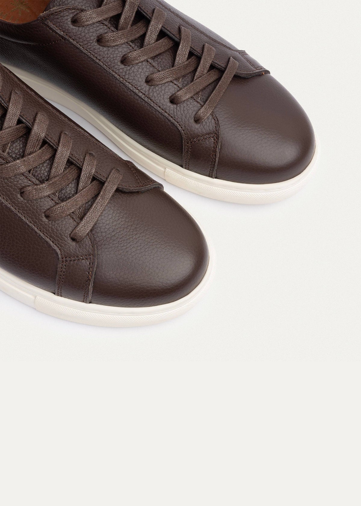 Textured Comfort Sneaker — Brown