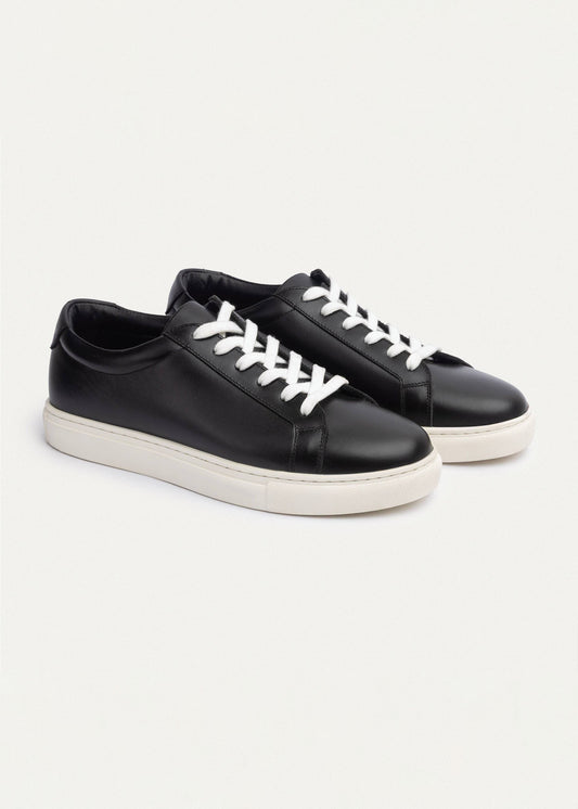 Leather Comfort Sneaker — Black