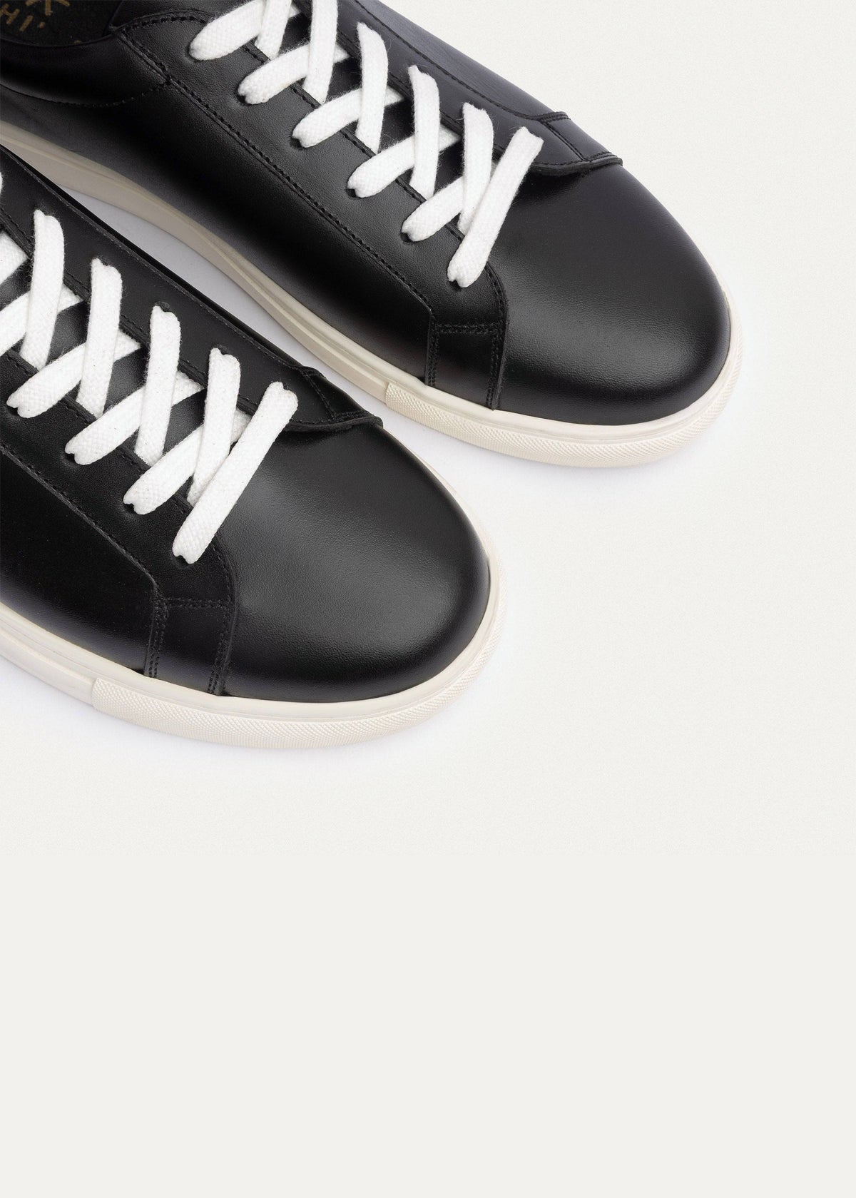 Leather Comfort Sneaker — Black