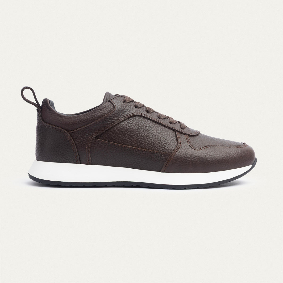 Textured Light Comfort Sneaker — Brown