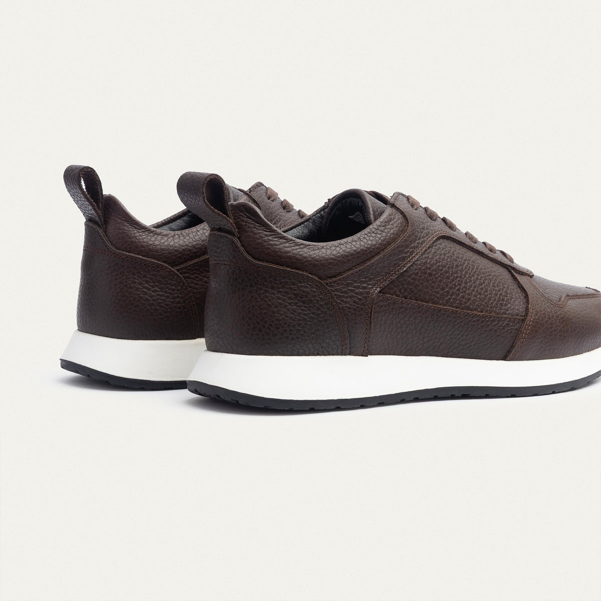 Textured Light Comfort Sneaker — Brown