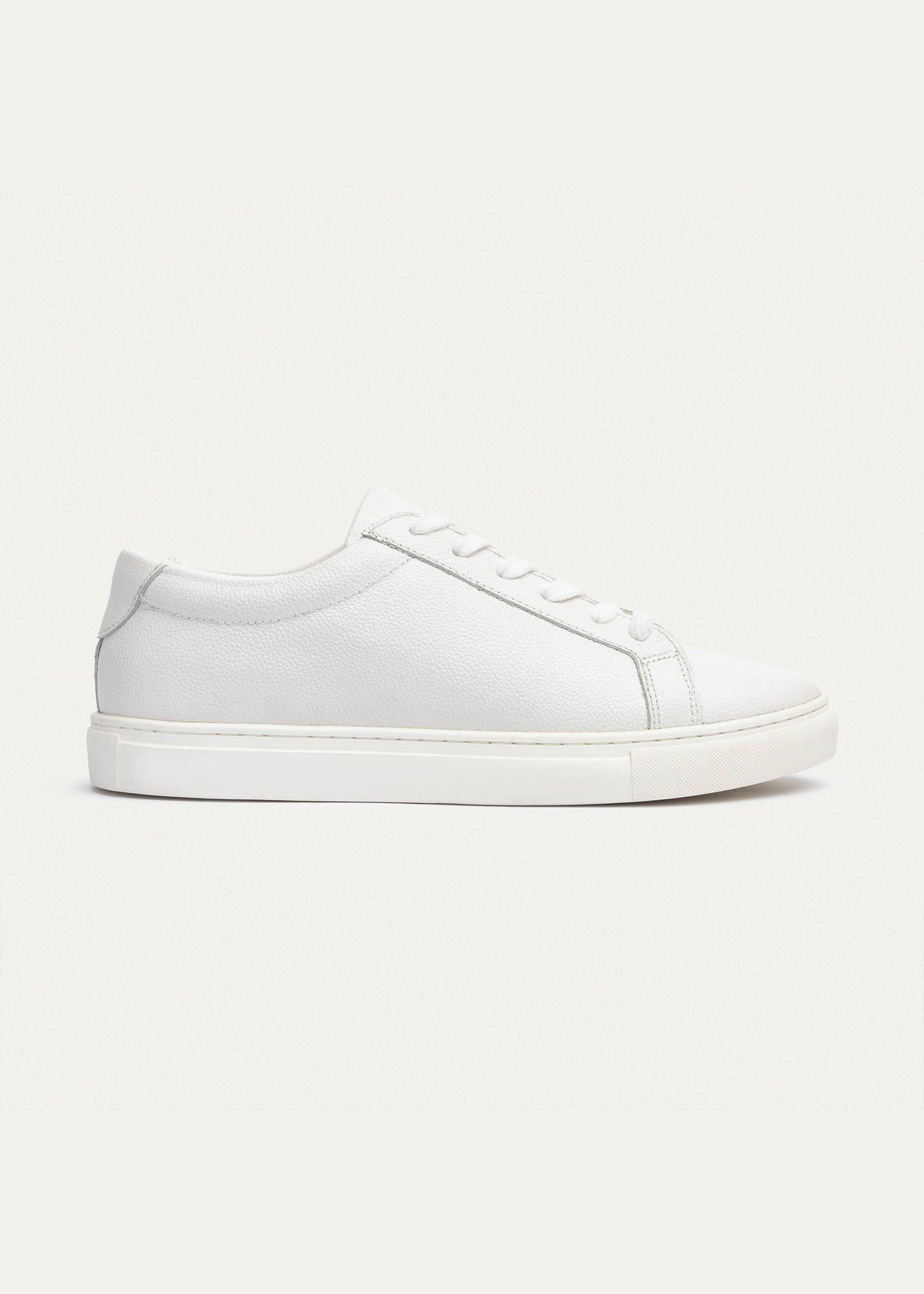Textured Comfort Sneaker — White