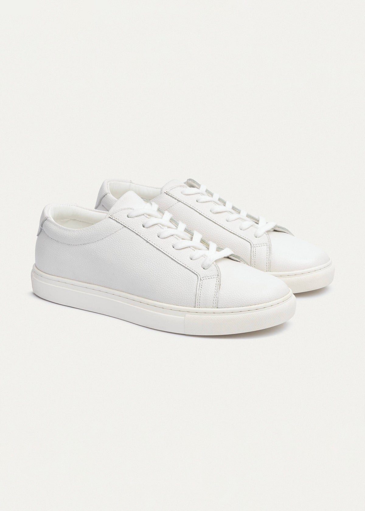Textured Comfort Sneaker — White