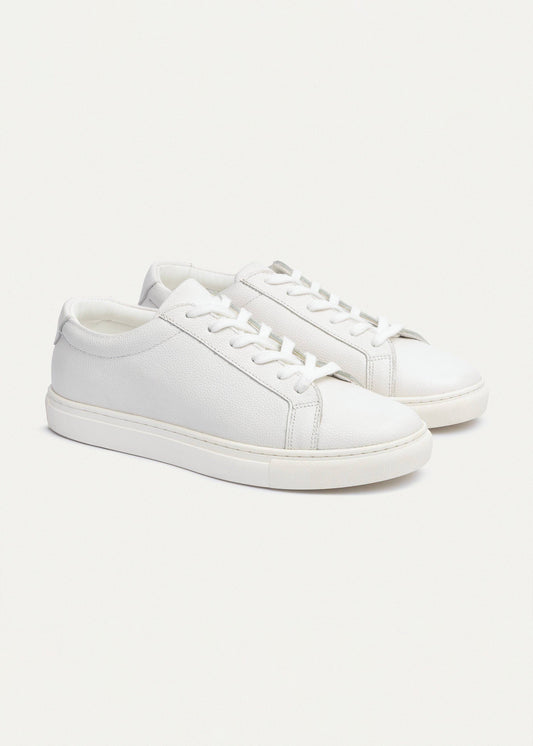 Textured Comfort Sneaker — White